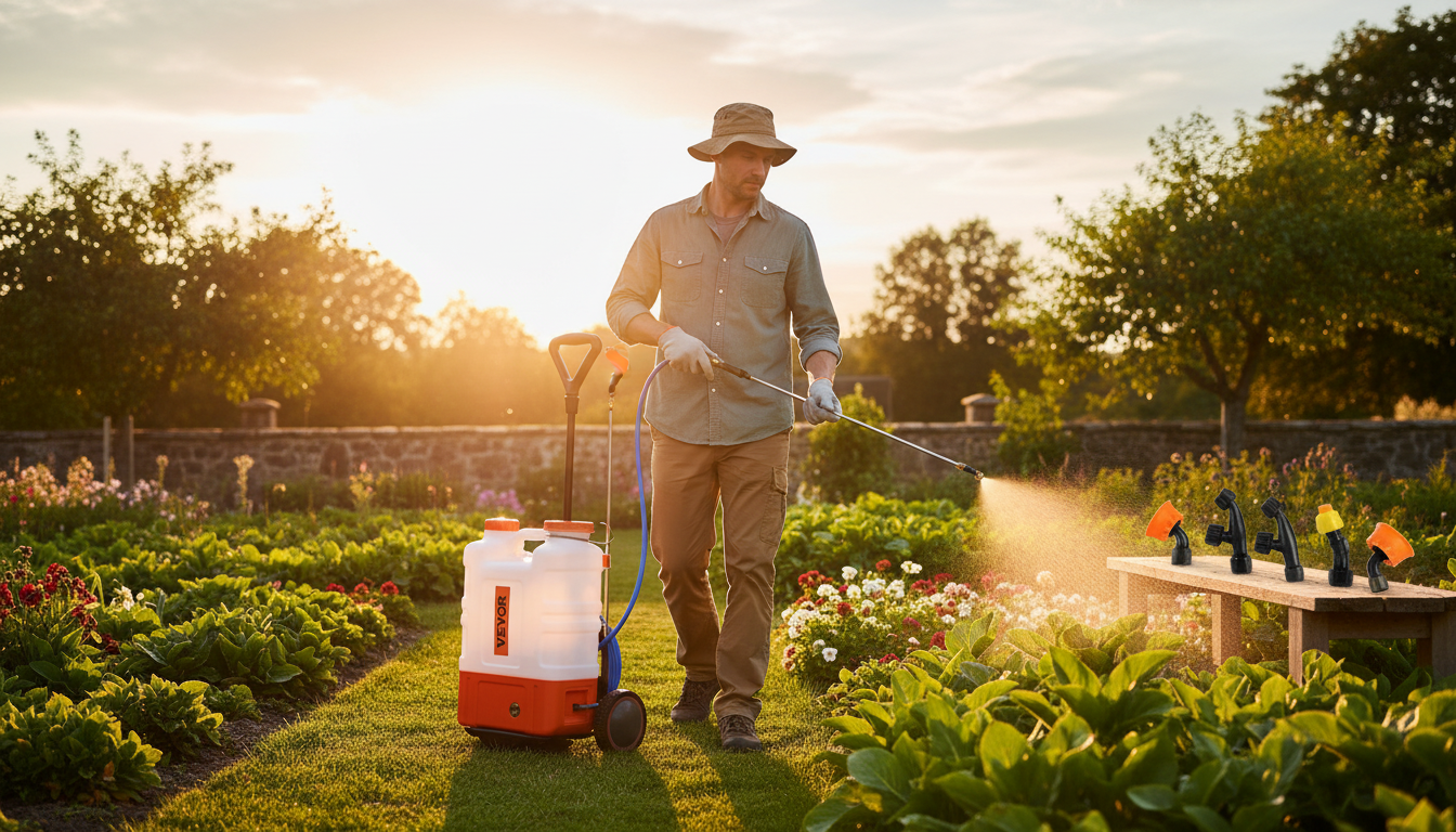 4-Gallon Battery Backpack Sprayer + Cart: Steady, Easy Spray