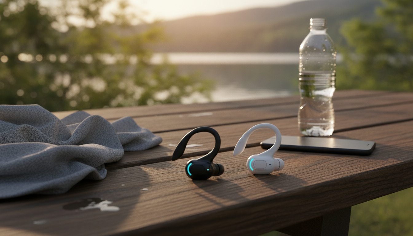 Bluetooth 5.2 Waterproof Earbuds: Noise Cut, 20 Hours