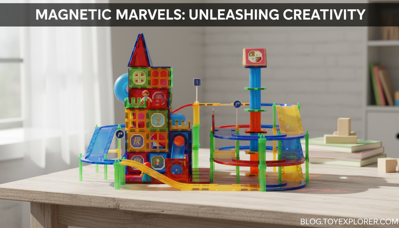 Magnetic Pipe Track Set: Taller Builds, Smoother Runs