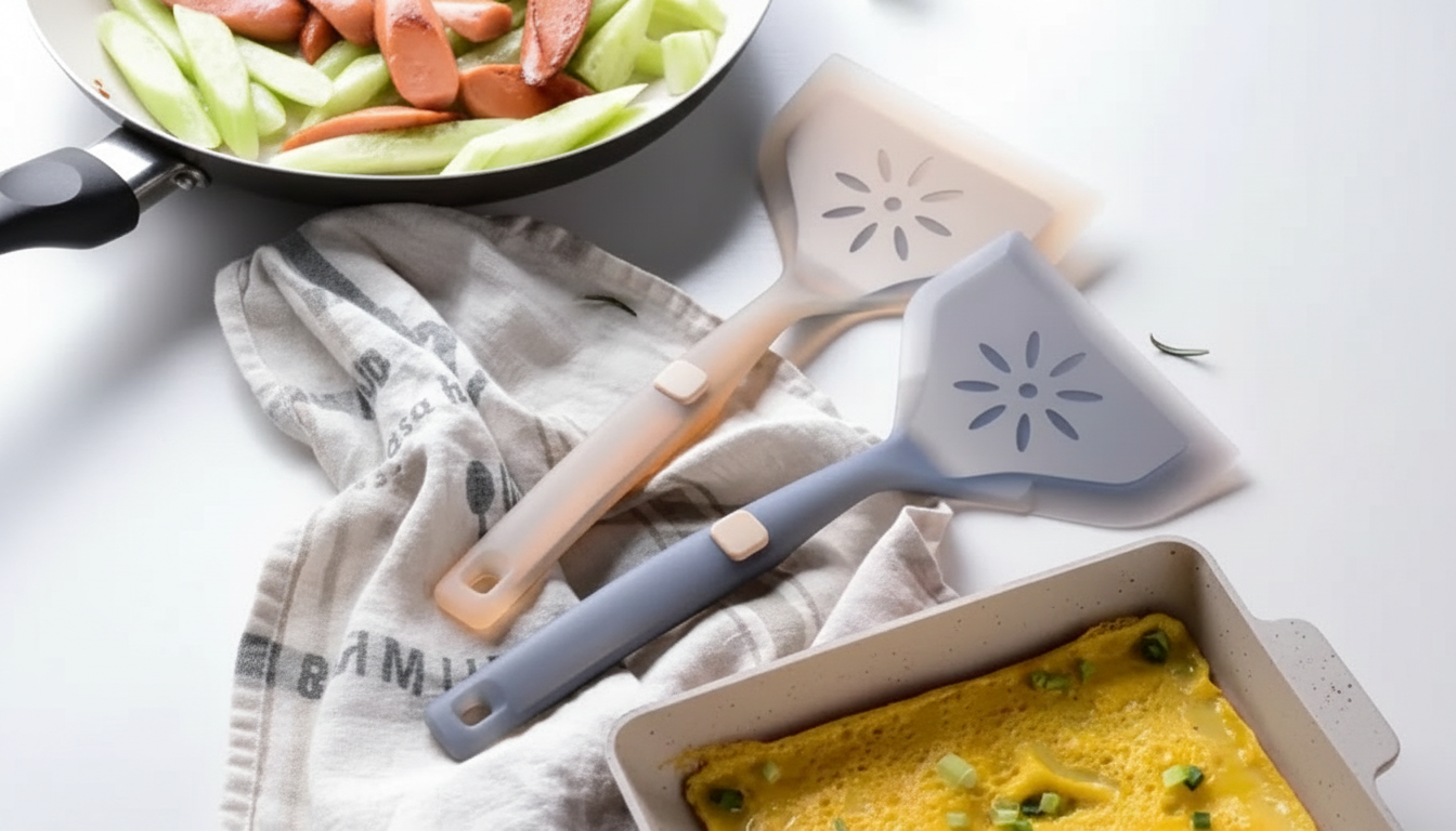 Non-Stick Silicone Spatula: Cook, Bake & Grill Easier