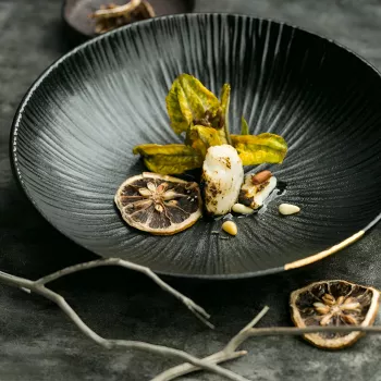 Nordic Ceramic Dinnerware Set: Swallow Bowl & Plates